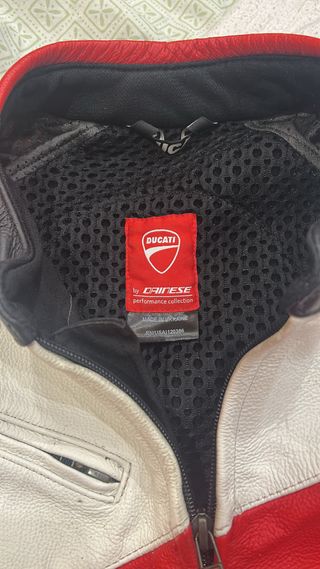 Chaqueta Piel Dainese Ducati Corse Talla 58
