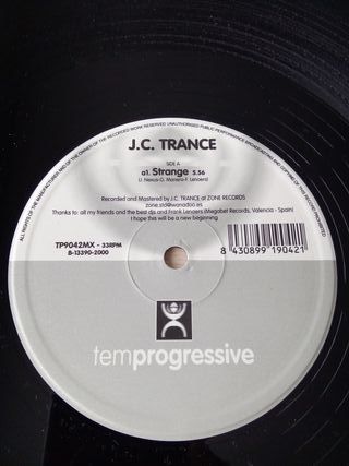 J.C. TRANCE - STRANGE - VINILO REMEMBER