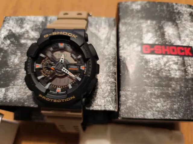 Orologio Casio G-Shock Nero e Marrone