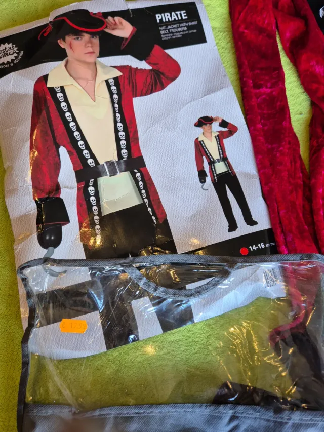 Disfraz Pirata Niño Talla 14-16