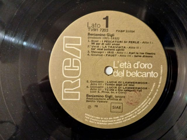 Beniamino Gigli - L'Età d'Oro del Belcanto