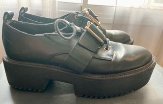 Zapatos plataforma mujer negros