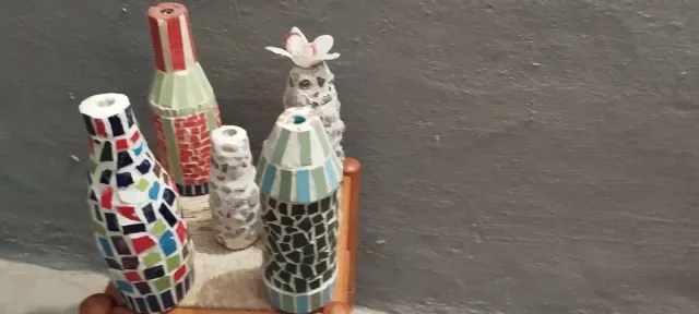 Macetas de cerámica hechas a mano