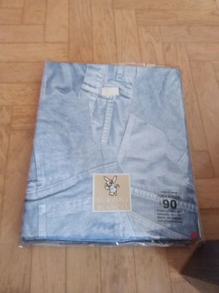 Funda Nórdica Burrito Blanco 90cm Nueva marca Espa