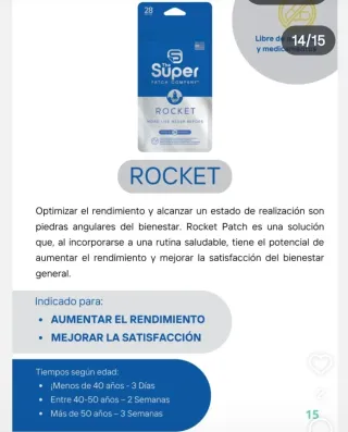 Parches Rocket The Super Patch Company