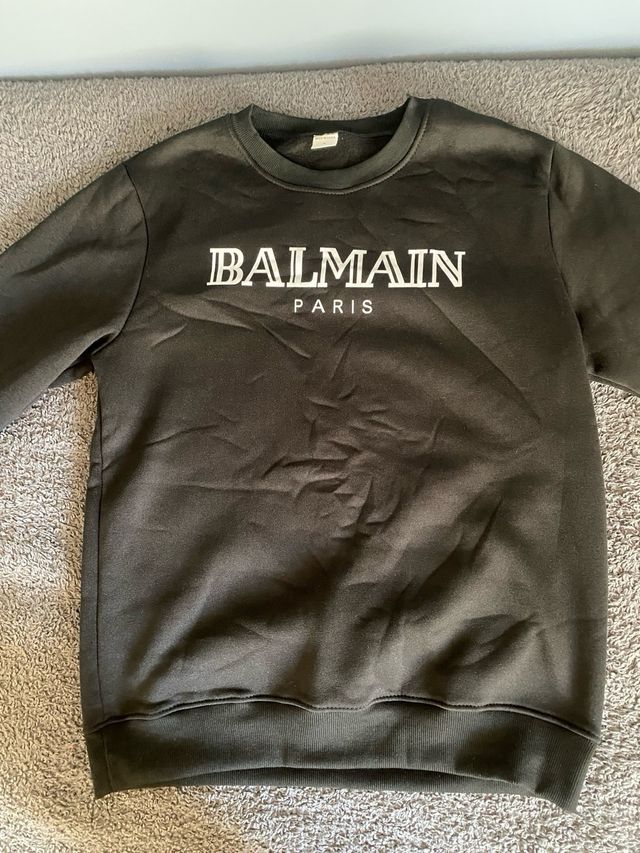 Tuta Balmain Paris Grigia Nera