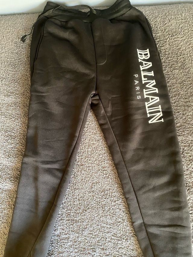 Tuta Balmain Paris Grigia Nera