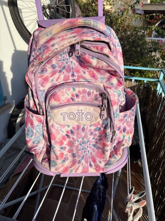 Mochila con ruedas Totto tie-dye