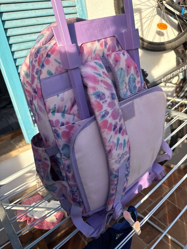 Mochila con ruedas Totto tie-dye