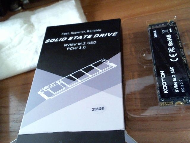 SSD NVMe M.2 KOOTION 256GB PCIe 3.0