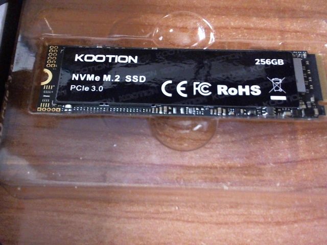 SSD NVMe M.2 KOOTION 256GB PCIe 3.0 afbeelding 2