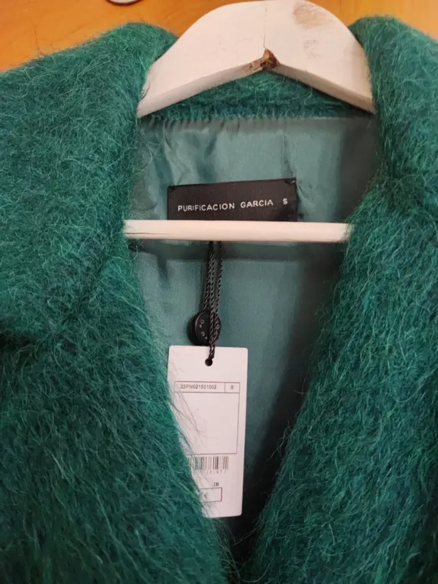 Chaquetón Purificación García Verde