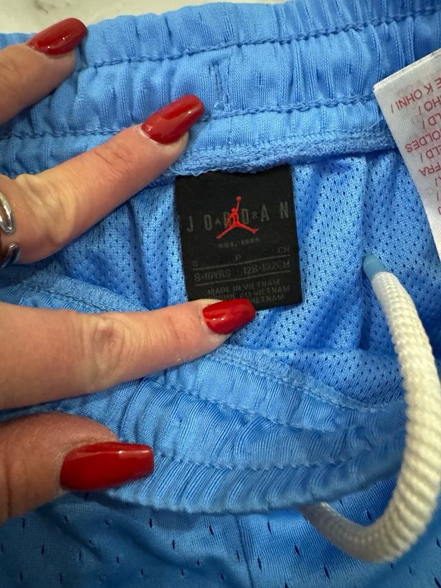 Maglia Jordan 23 Bambino Bianca Azzurra