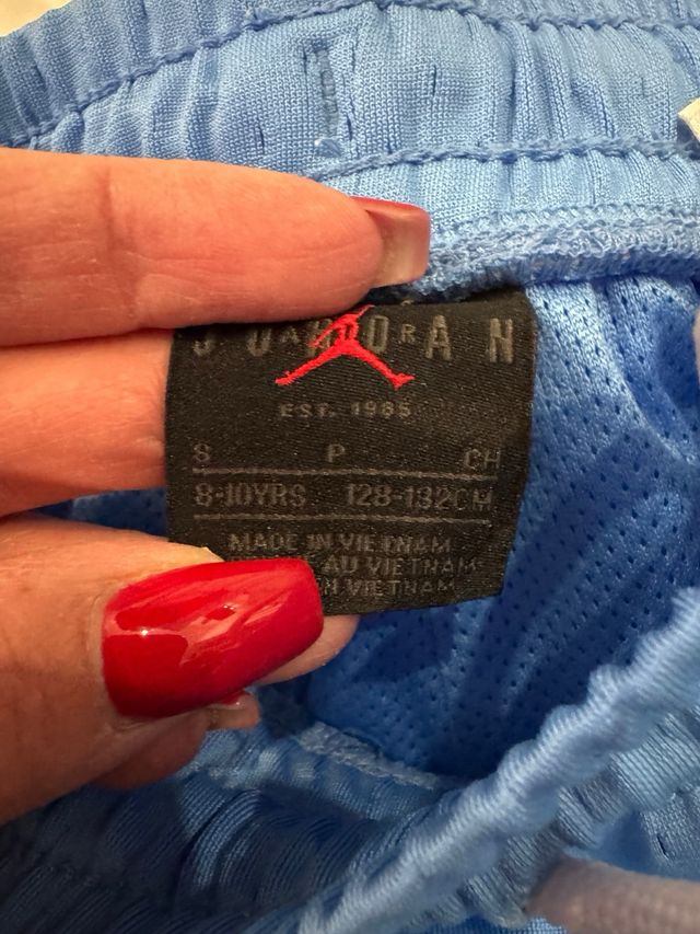 Maglia Jordan 23 Bambino Bianca Azzurra