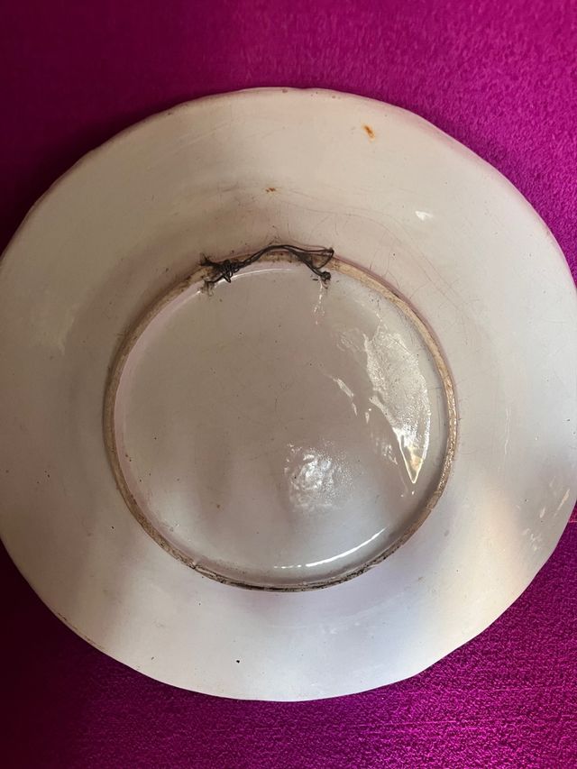 Plato Cerámica Antiguo Sandeman Jerez