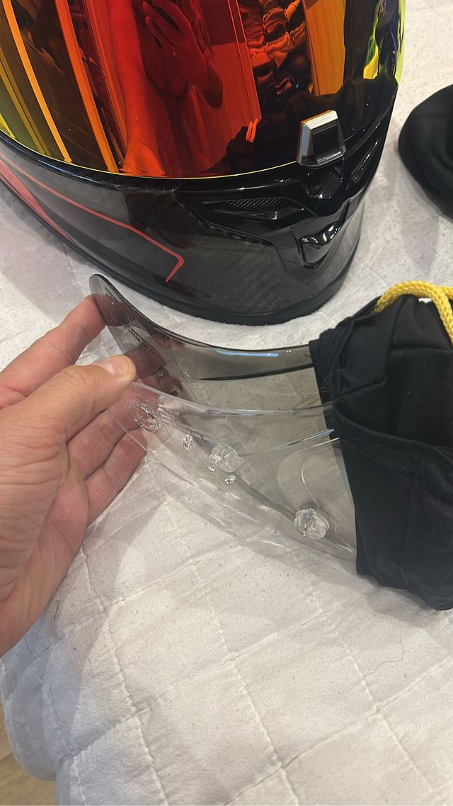 Casco Scorpion R1 Carbono talla XL