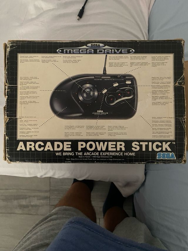 Mando Arcade Sega Mega Drive Power Stick