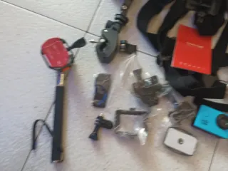 Mini cámara deportiva y accesorios