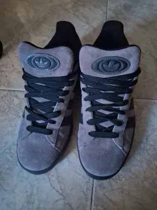 Zapatillas Adidas Campus Grises/negro ,