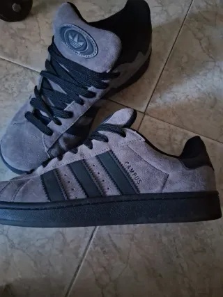 Zapatillas Adidas Campus Grises/negro ,