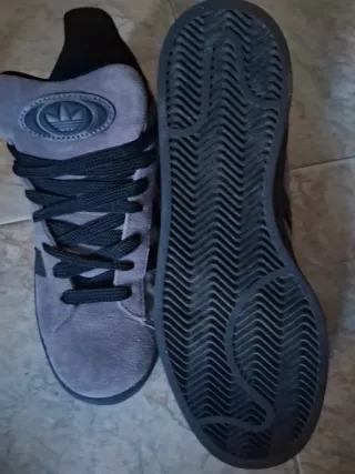 Zapatillas Adidas Campus Grises/negro ,