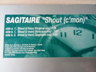 SAGITAIRE - SHOUT c'mon - VINILO REMEMBER