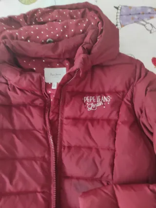 Abrigo Pepe Jeans Rojo Talla 10-12