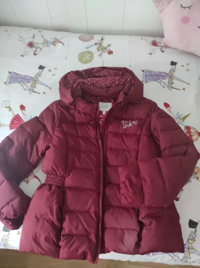 Abrigo Pepe Jeans Rojo Talla 10-12