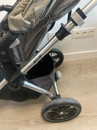 Carro bebé Jane Kaway gris, silla y capazo