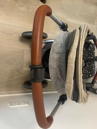 Carro bebé Jane Kaway gris, silla y capazo