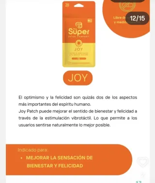 Parches Joy The Super Patch Company