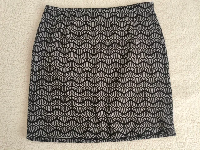 Falda estampada geométrica