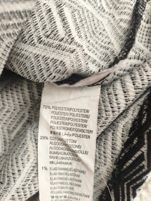 Falda estampada geométrica