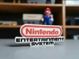 Cartello NES | Nintendo retro 3D