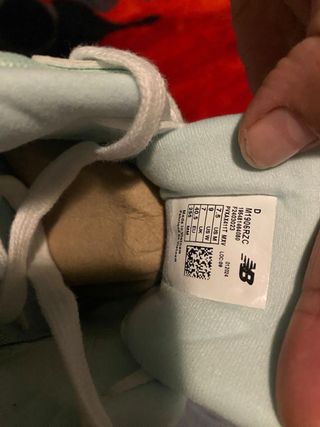 New Balance Bambas Azul y Verde.