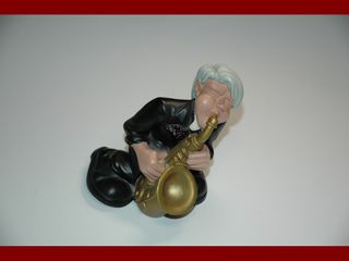Statuetta Suonatore Sax Jazz
