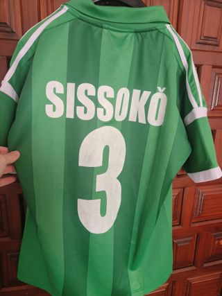 Rara camiseta Panathinaikos talla L nº 3 Sissoko