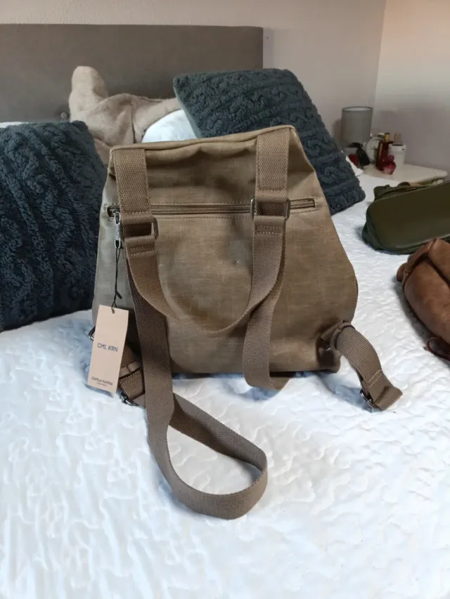 Mochila Bolso Camila Karina Beige