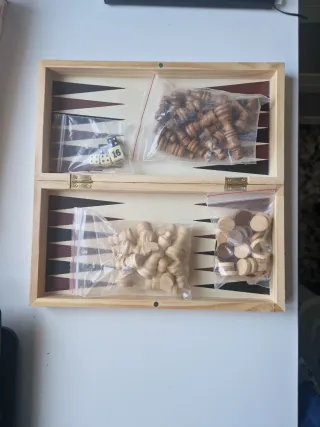 Juego de mesa Ajedrez y Damas