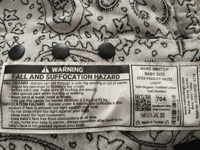 Mochila Porteo Neko Smart Baby