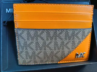Tarjetero Michael Kors Marrón y Naranja
