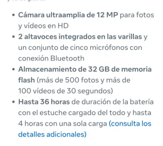 Gafas Ray-Ban Meta Wayfarer Transición