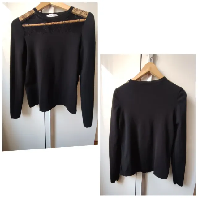 Valentino Maglione Nero Tg M
