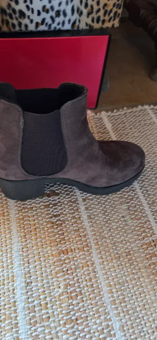 Botas  Tipo Chelsea Marrones 39