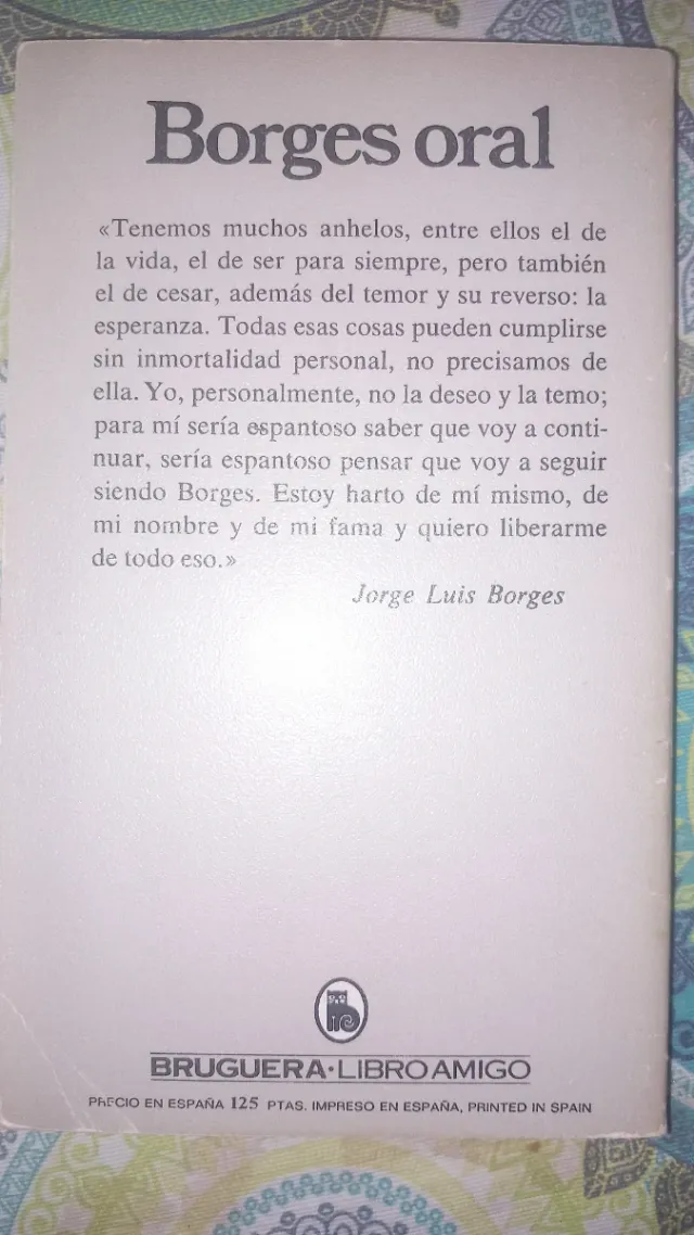 Borges oral.