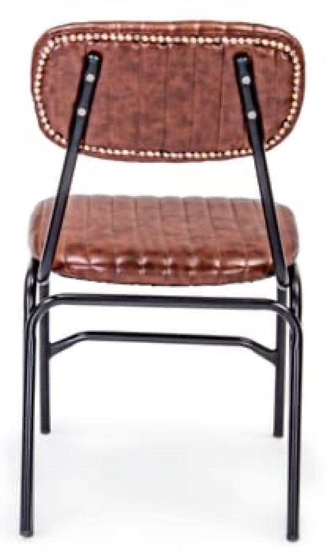 Set di 2 sedie vintage marrone