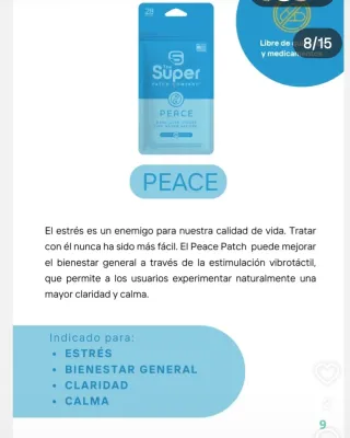 Parches Peace The Super Patch Company