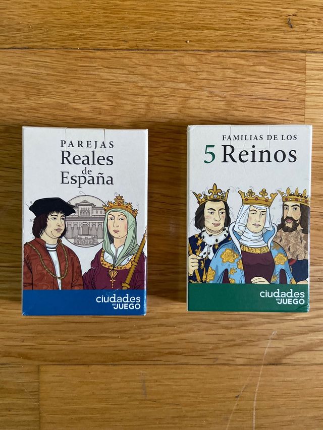 Parejas Reales España y 5 Reinos Juego de cartas