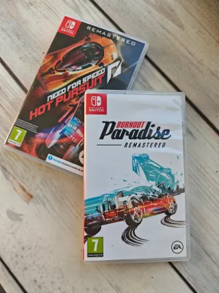 Burnout Paradise + NFS Hot Pursuit Switch