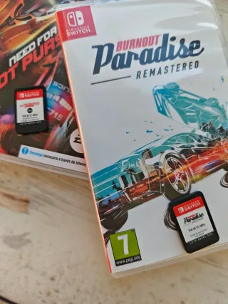 Burnout Paradise + NFS Hot Pursuit Switch